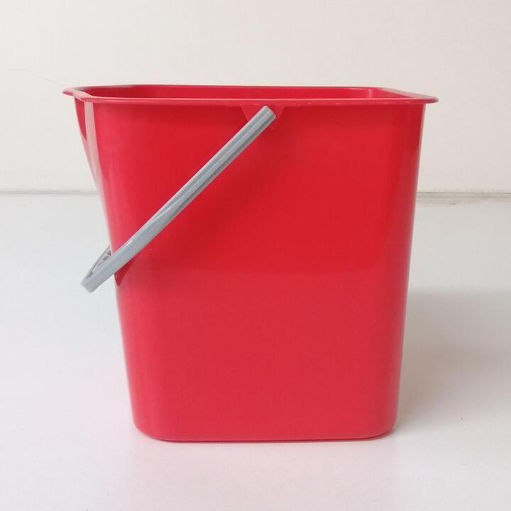 Bucket for trolleys 25L Red