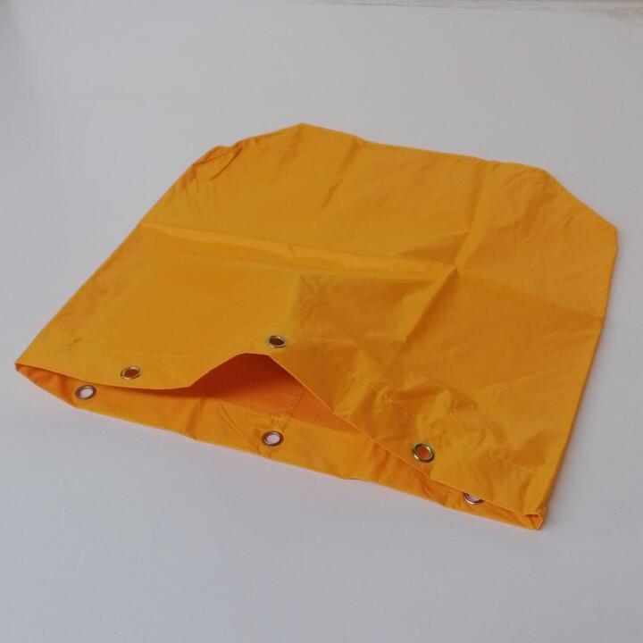 A replacement yellow bag for the janitorial trolleys
