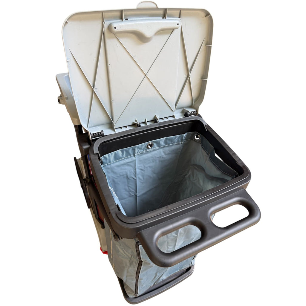 Janitorial Trolley with a Bag, Buckets and Wringer
