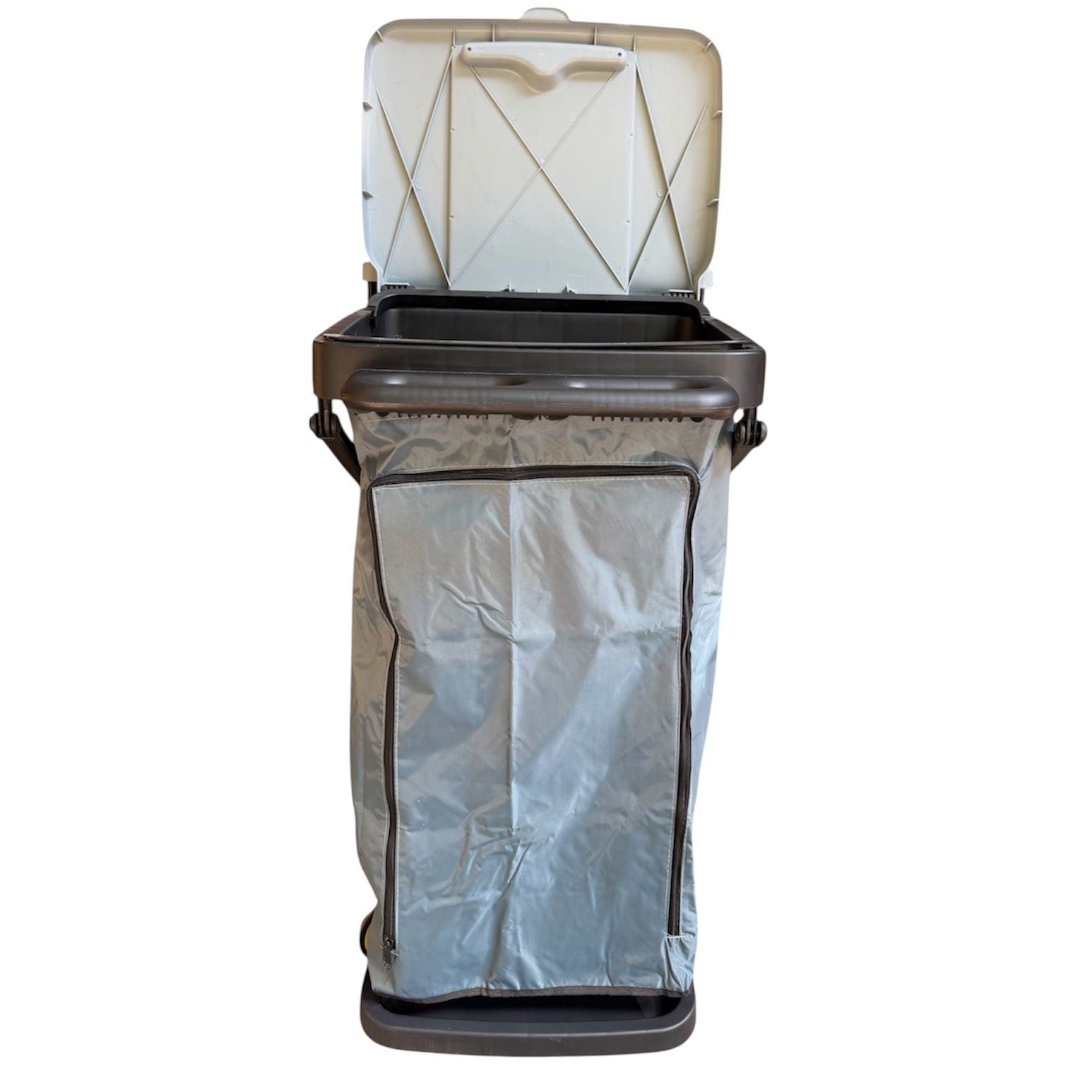 Janitorial Trolley with a Bag, Buckets and Wringer