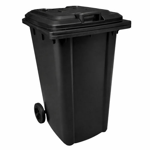 240L Outdoor Dustbin - Black