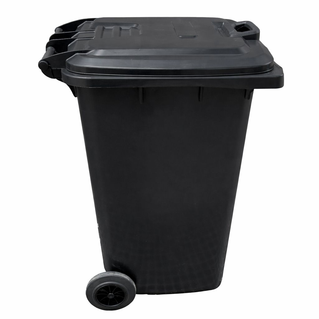 240L Outdoor Dustbin - Black