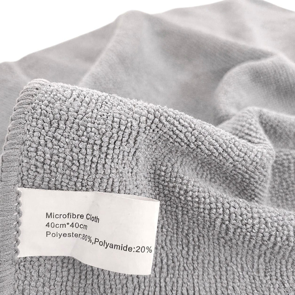 Soft Microfibre Cloth 300gsm - Grey