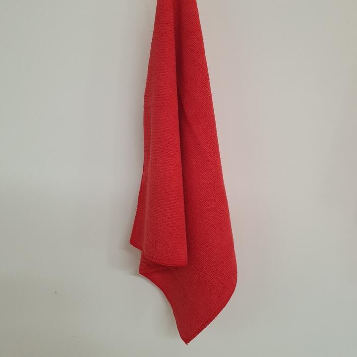 Soft Microfibre Cloth 300gsm (Pack of 10) - Red