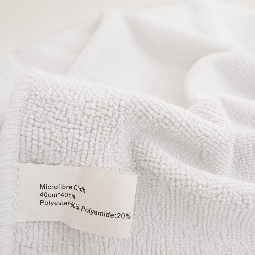 Soft Microfibre Cloth 300gsm - White