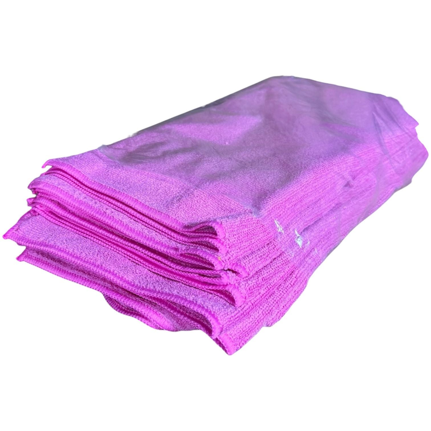 Soft Microfibre Cloth 300gsm (Pack of 10) - Pink