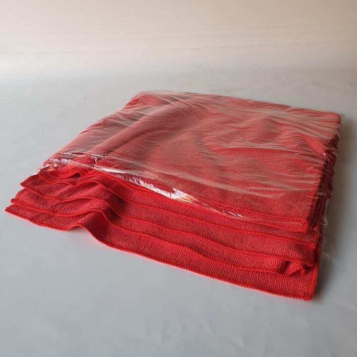 Soft Microfibre Cloth 300gsm (Pack of 10) - Red