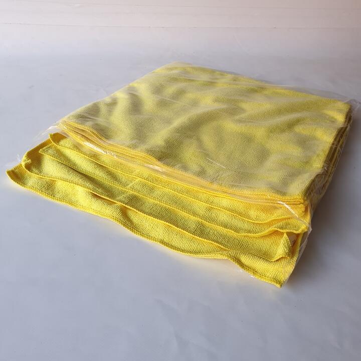 Soft Microfibre Cloth 300gsm (Pack of 10) - Yellow