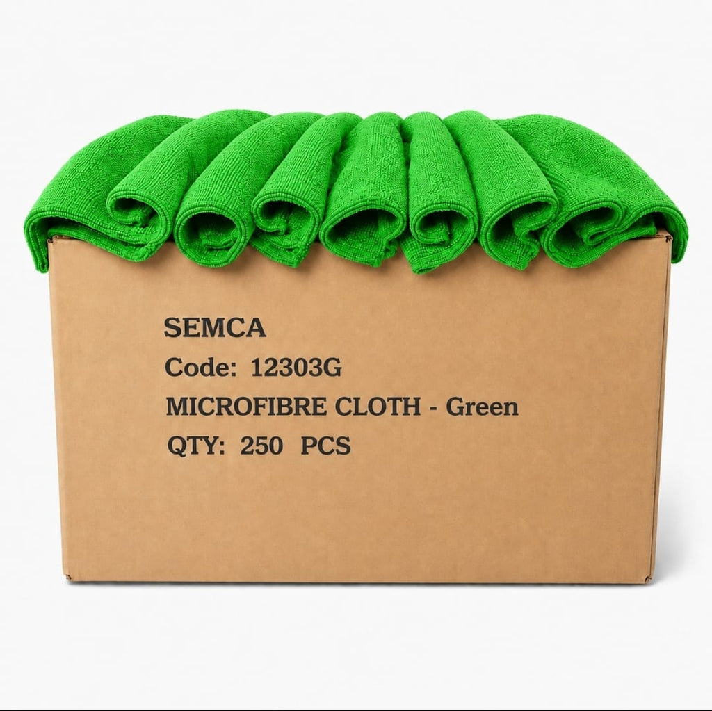 Soft Microfibre Cloth 300gsm (Box of 250) - Green