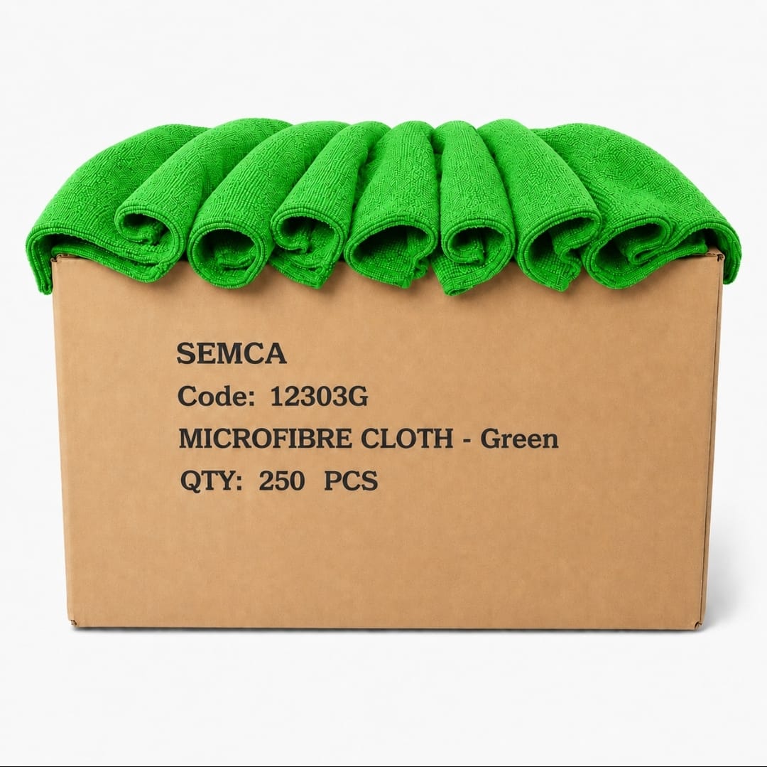 Soft Microfibre Cloth 300gsm (Box of 250) - Green