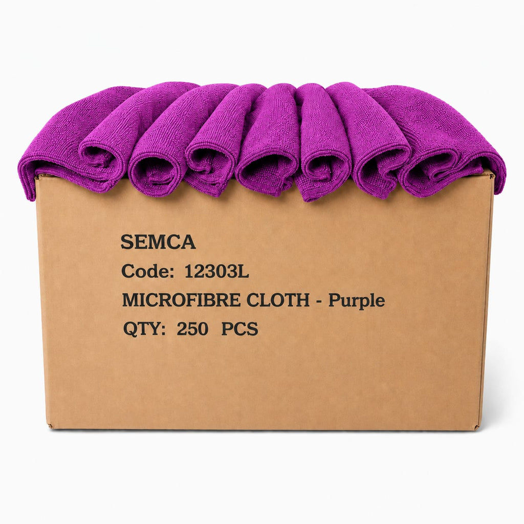 Soft Microfibre Cloth 300gsm (Box of 250) - Purple