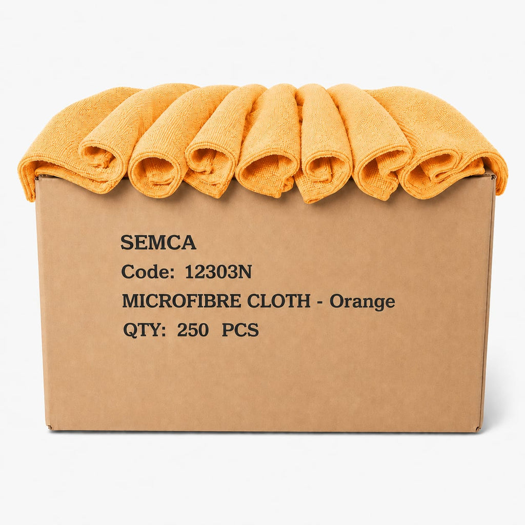 Soft Microfibre Cloth 300gsm (Box of 250) - Orange
