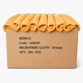 Soft Microfibre Cloth 300gsm (Box of 250) - Orange