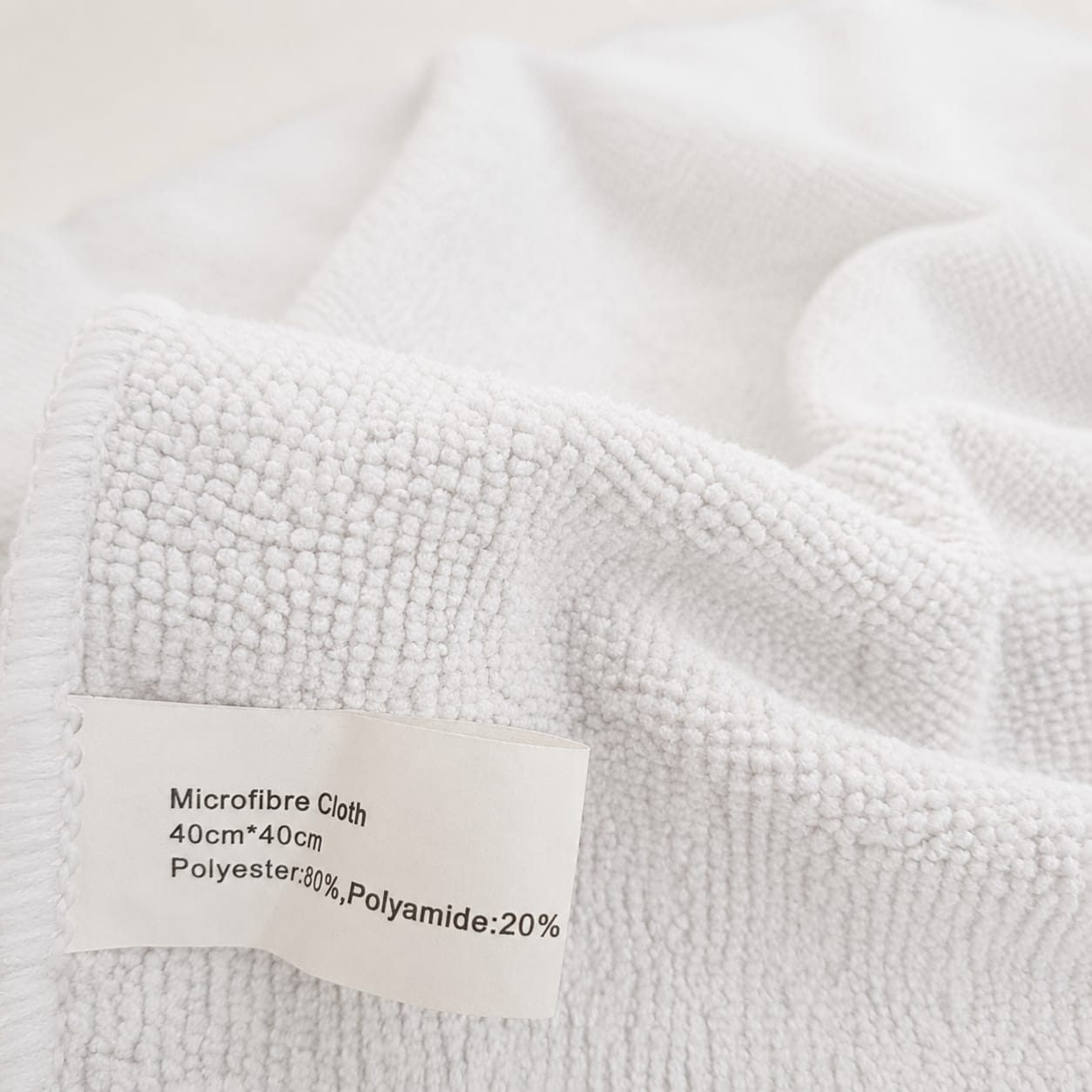Soft Microfibre Cloth 300gsm (Box of 250) - White