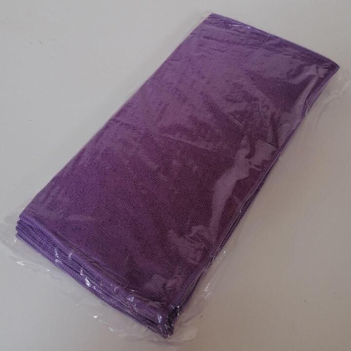 Soft Microfibre Cloth 200gsm (Pack of 10) - Purple