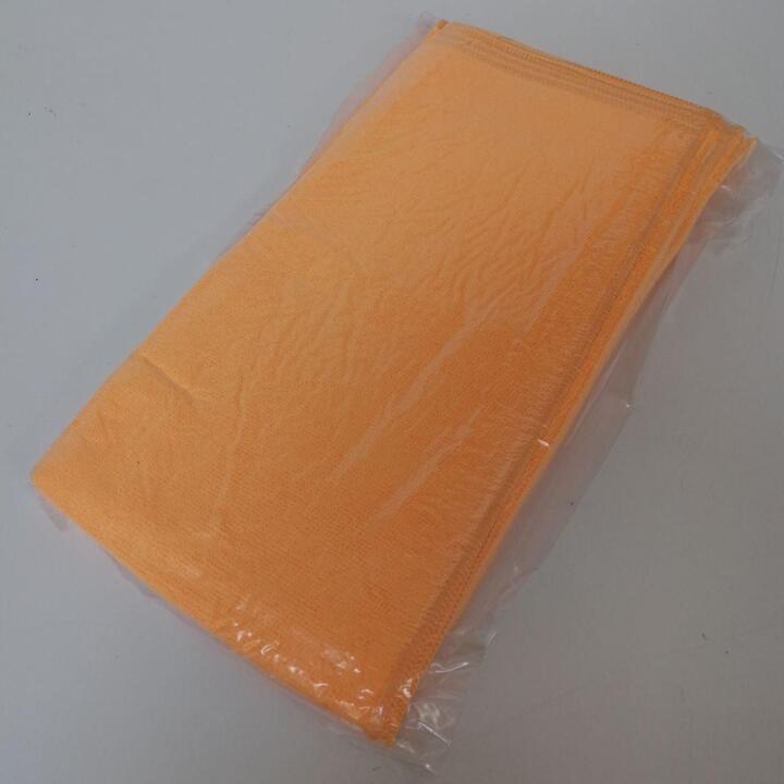 Soft Microfibre Cloth 200gsm (Pack of 10) - Orange