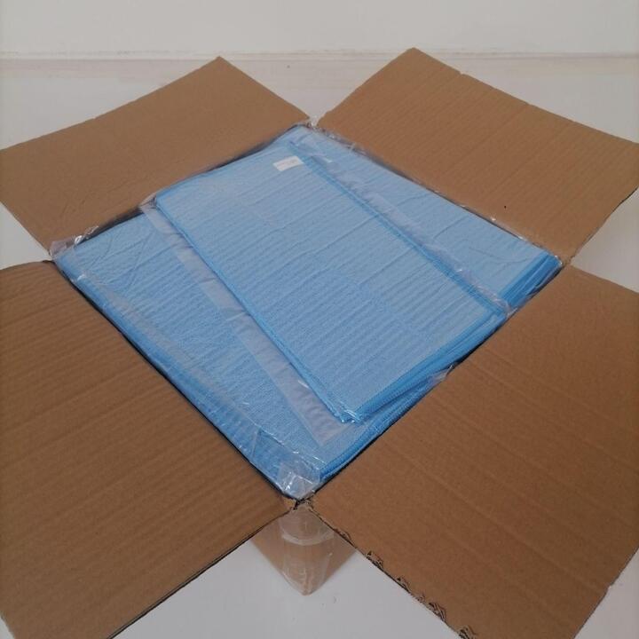 Soft Microfibre Cloths (Box of 25 packets) - Lightblue