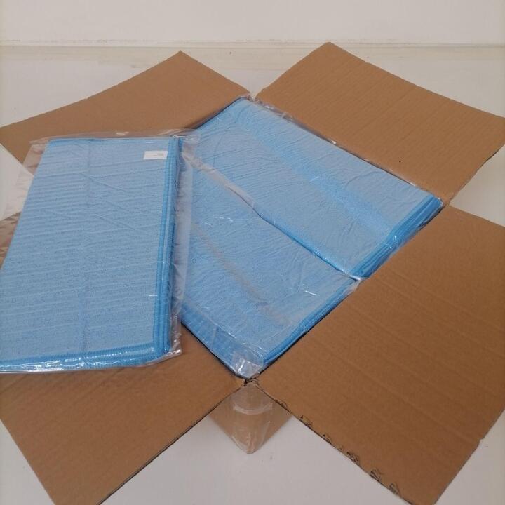 Soft Microfibre Cloths (Box of 25 packets) - Lightblue