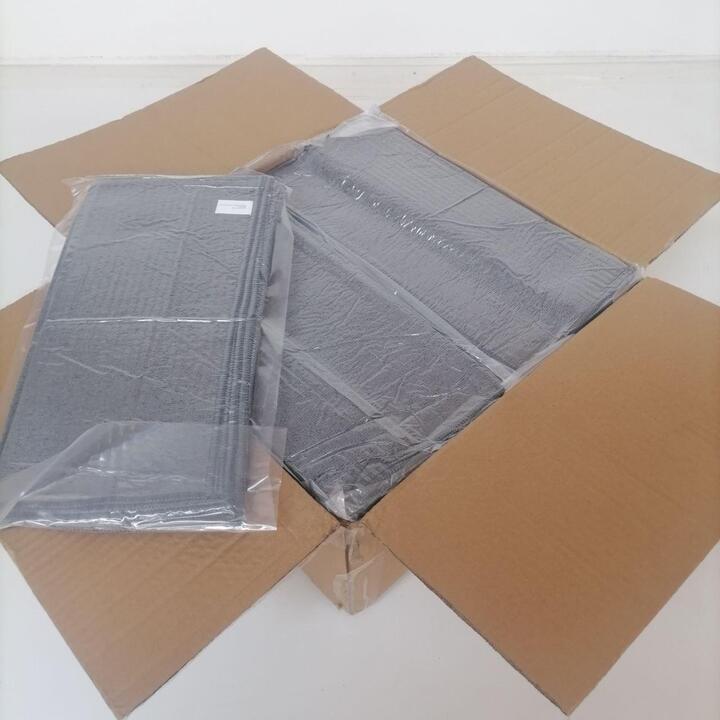 Soft Microfibre Cloths (Box of 25 packets) - Grey
