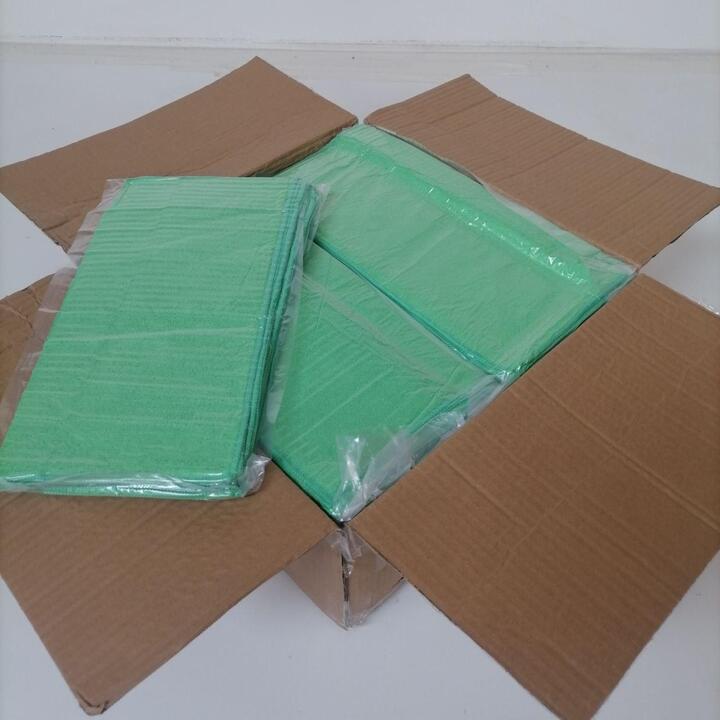 Soft Microfibre Cloths (Box of 25 packets) - Green