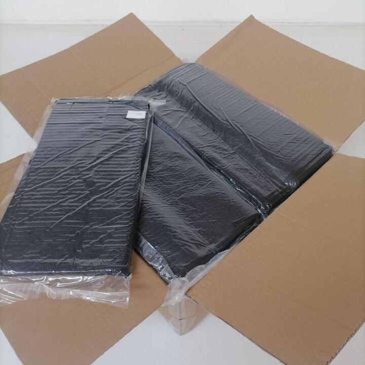 Soft Microfibre Cloths (Box of 25 packets) - Black