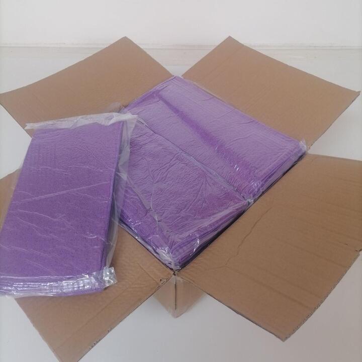 Soft Microfibre Cloths (Box of 25 packets) - Purple
