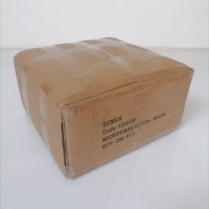 Soft Microfibre Cloths (Box of 25 packets) - White