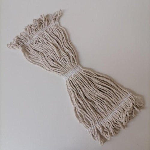 400g Looped Fan Mop Head - White