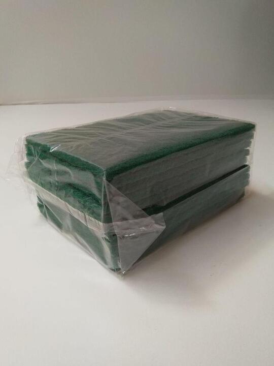 Green Hand Pads 14cm x 21cm (Pack of 10)