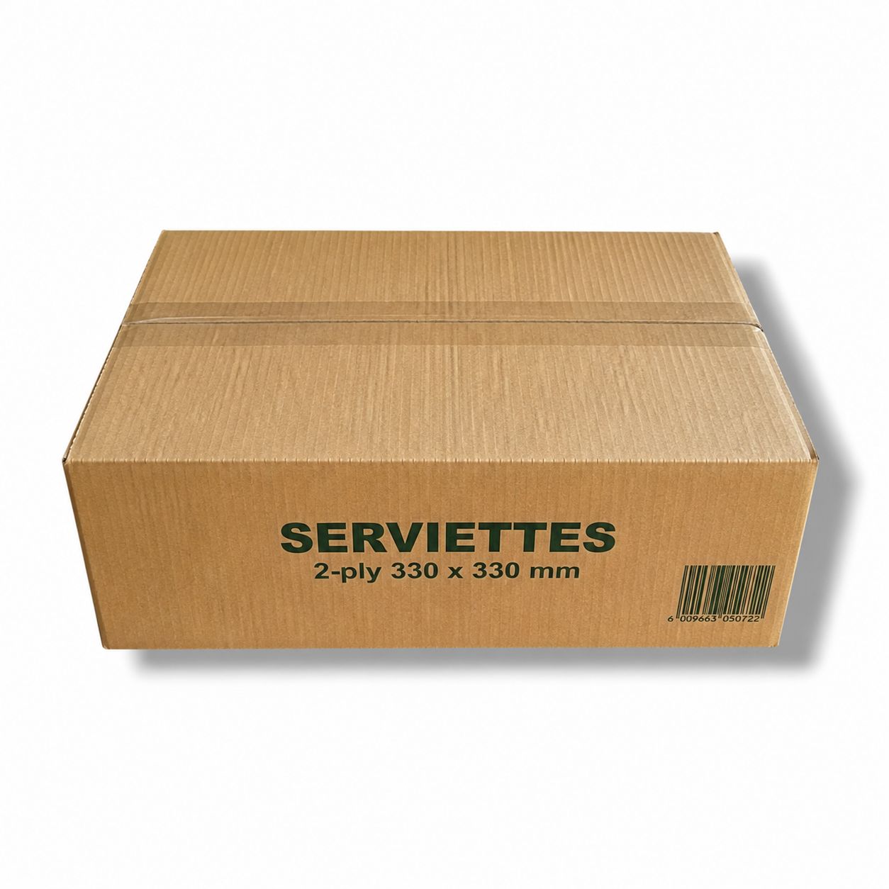 Box of 3000 serviettes for take-away outlets 2ply