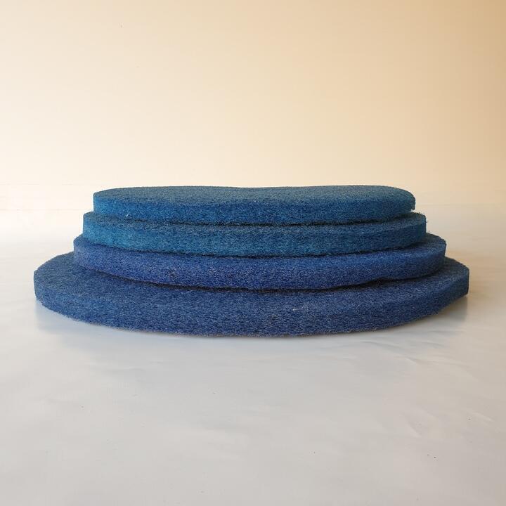 400mm Scrubbing Pad - Blue