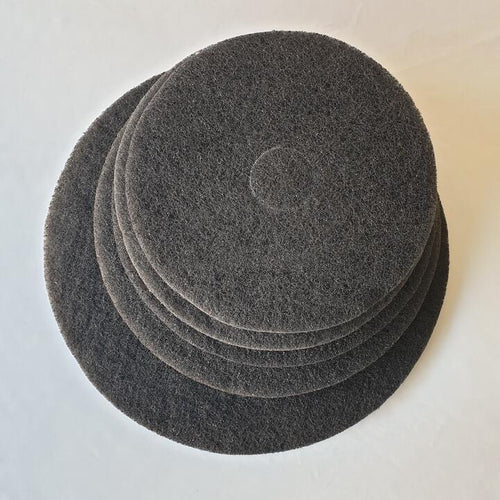 400mm Scrubbing Pad - Black