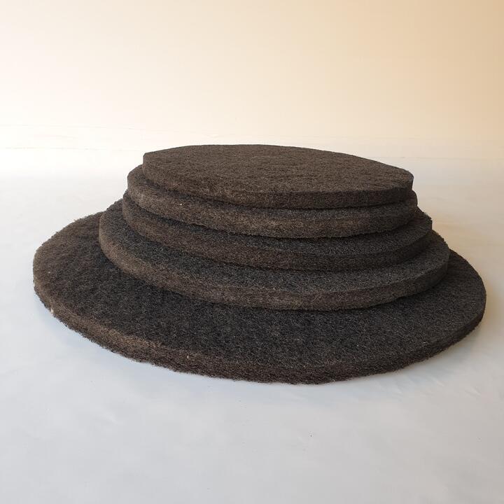 400mm Scrubbing Pad - Black