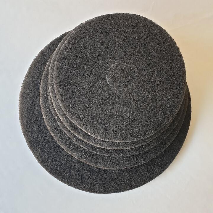 500mm Scrubbing Pad - Black
