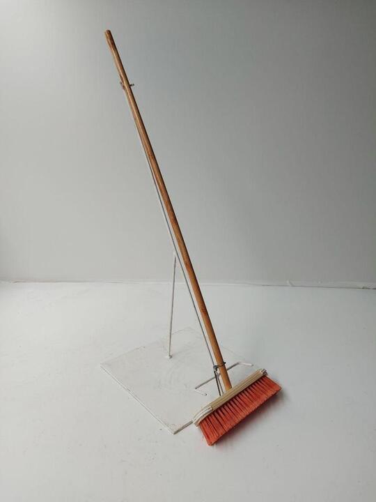 House Broom With Wire Assorted