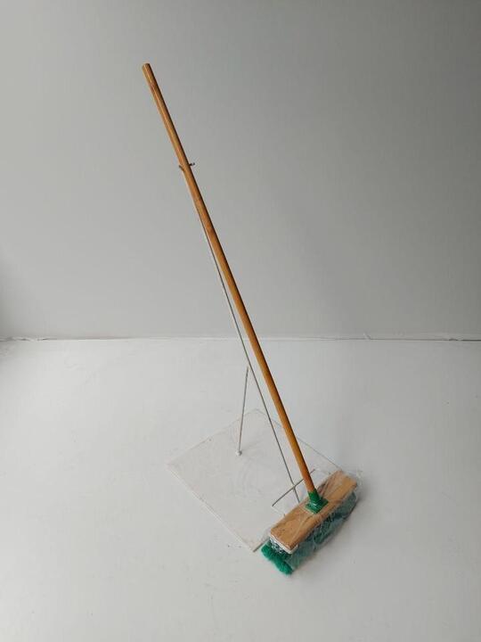 House Broom With Wire Assorted