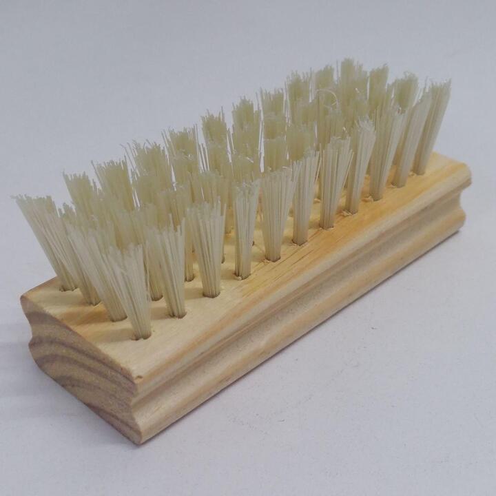 White Wooden Shoe Brush