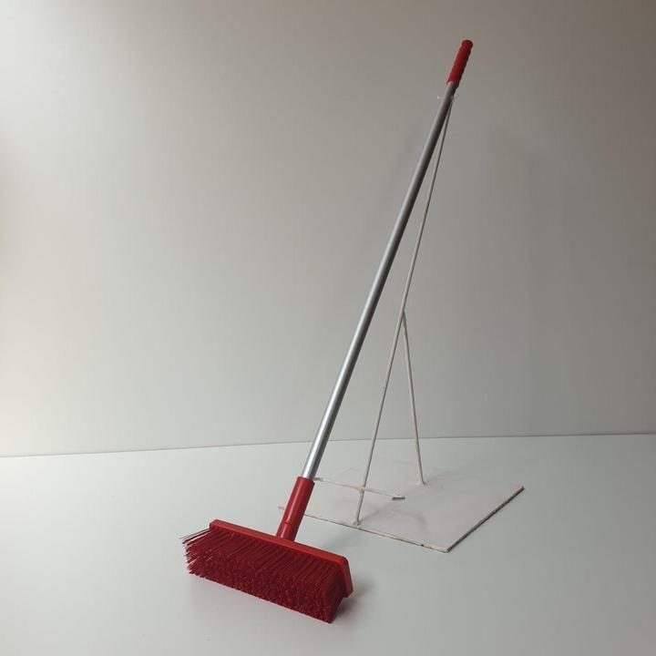 Hygienic Broom 300mm Complete Hard Red