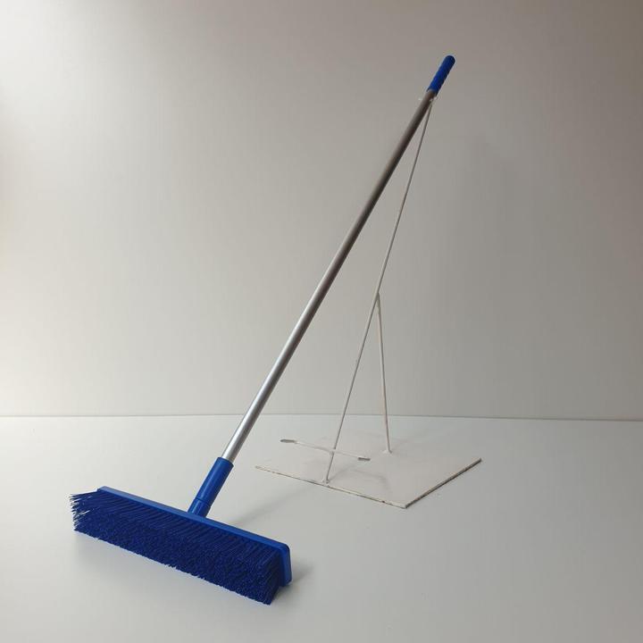 Hygienic Broom 450mm Complete Hard Blue
