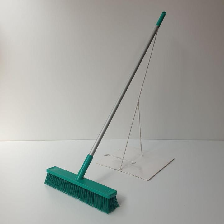 Hygienic Broom 450mm Complete Hard Green