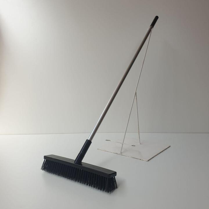 Hygienic Broom 450mm Complete Hard Black