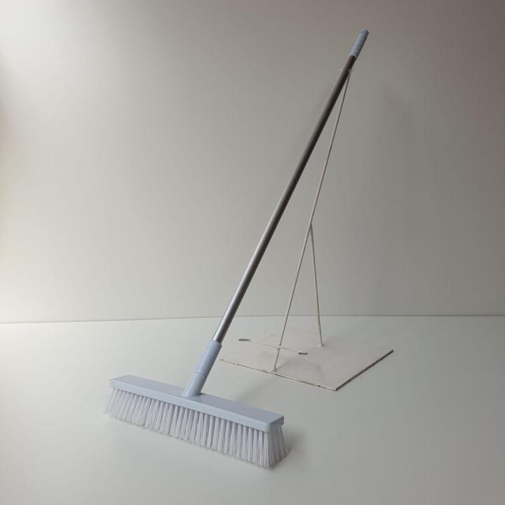 Hygienic Broom 450mm Complete Hard White