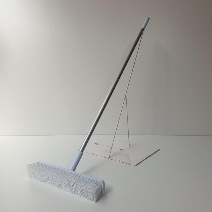 Hygienic Broom 450mm Complete Hard White