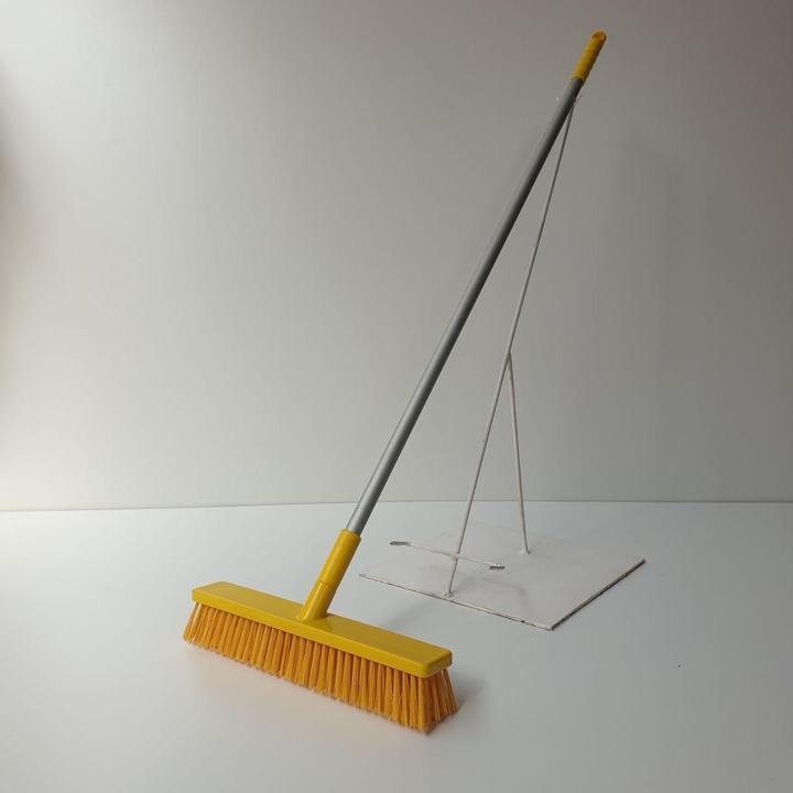 Hygienic Broom 450mm Complete Hard Yellow
