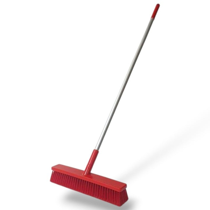 Hygienic Broom 450mm Complete Soft Red
