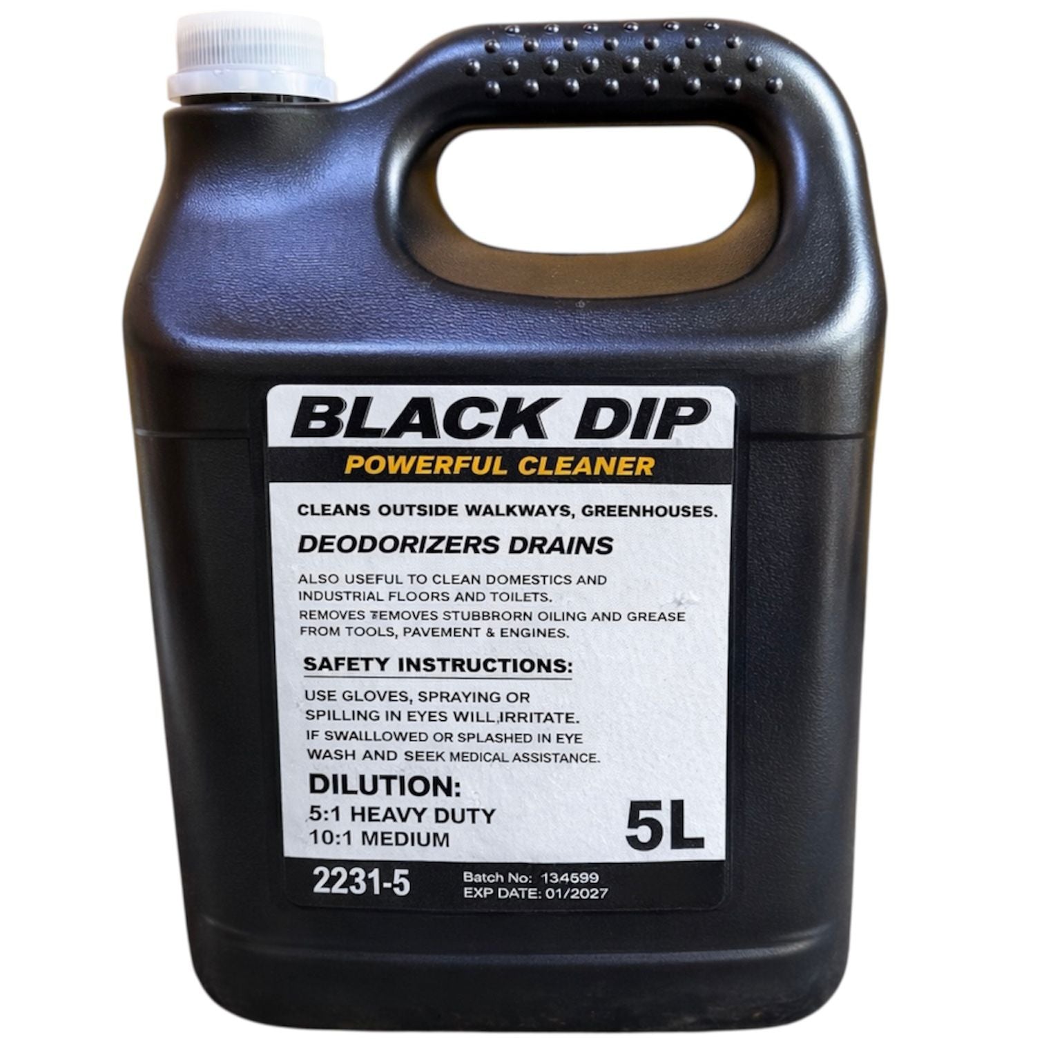 Black dip outside cleaner 5 Liter