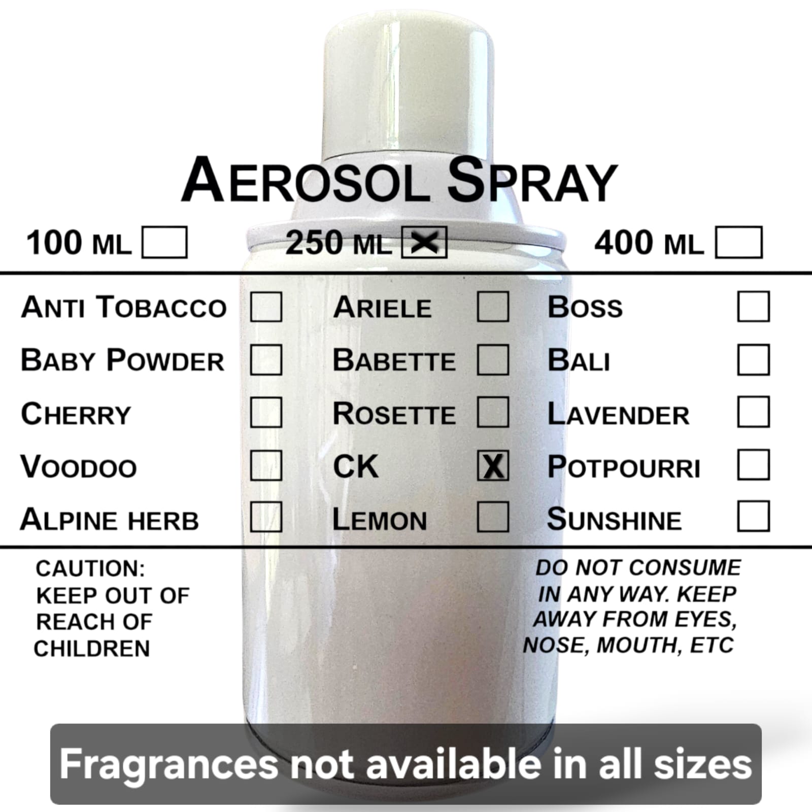 Nu Air Aerosol Spray 250ml - CK