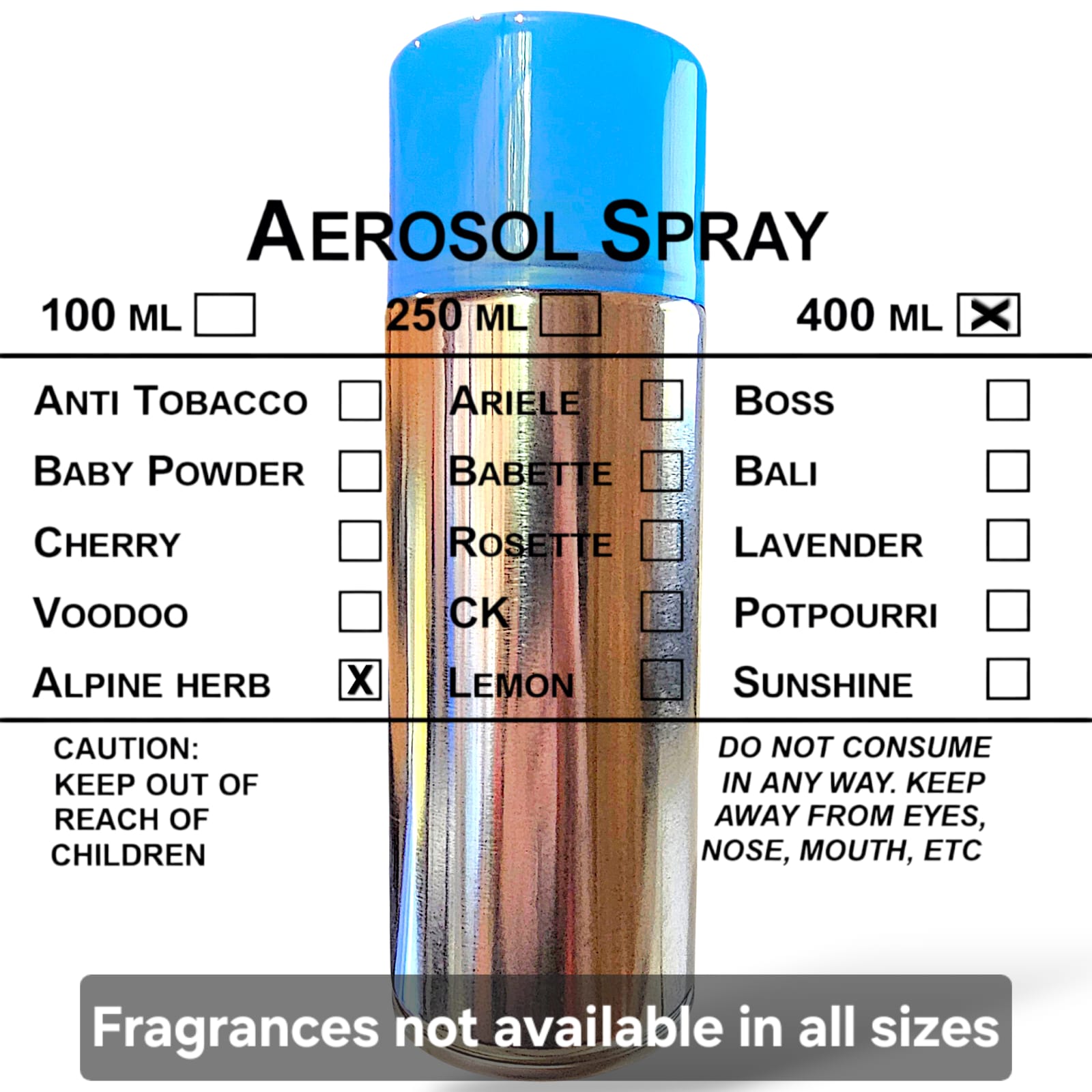Aerosol Spray 400ml - Alphine Herb
