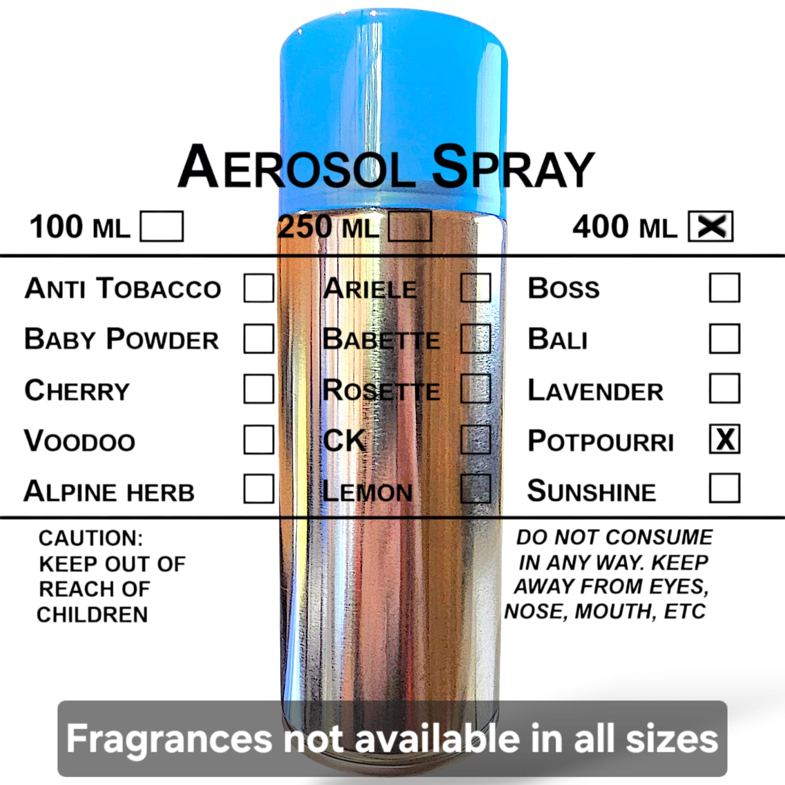 Aerosol Spray 400ml - Potpourri