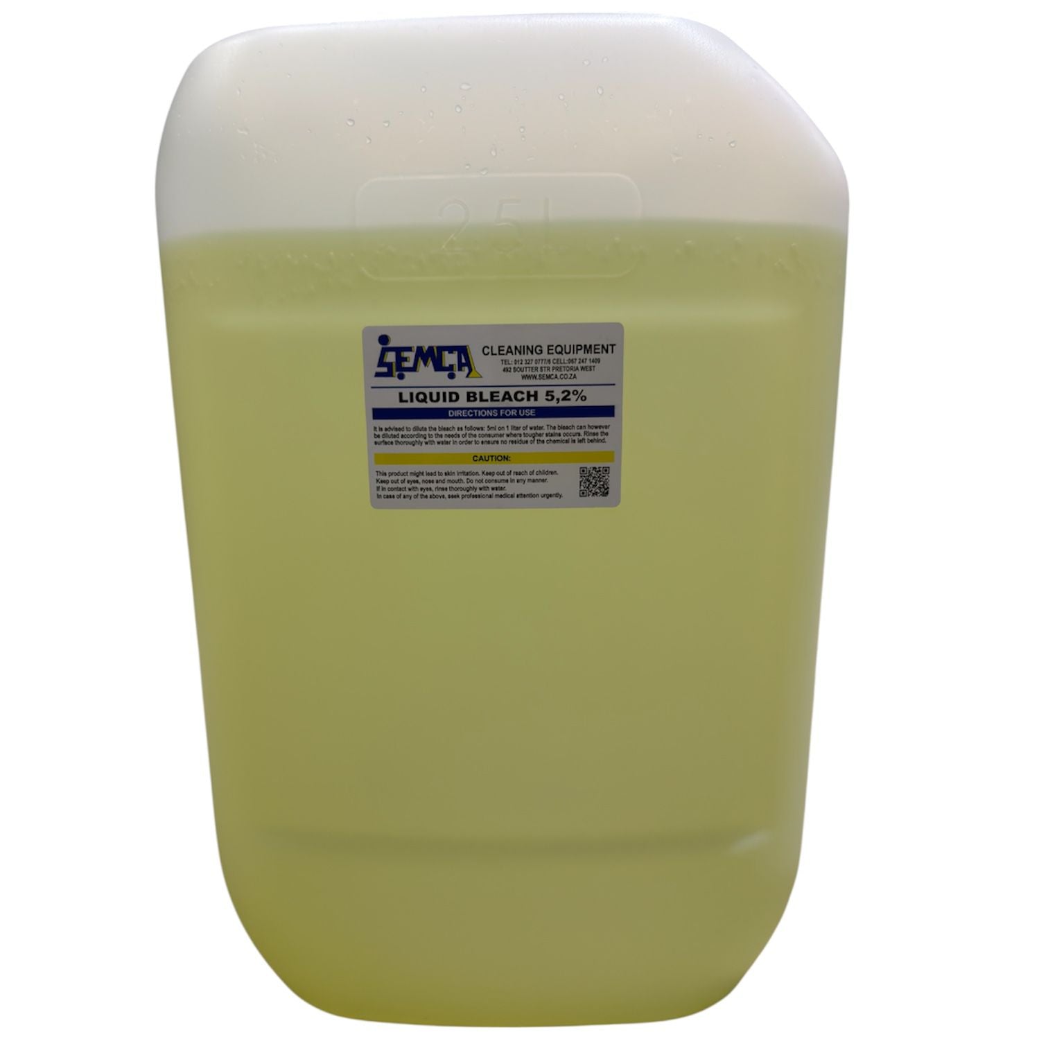 Bleach Liquid (5.2 Persent) - 25 Liter